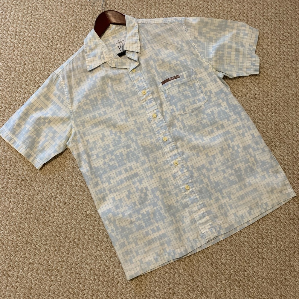 CK Jeans button down short sleeve size Medium